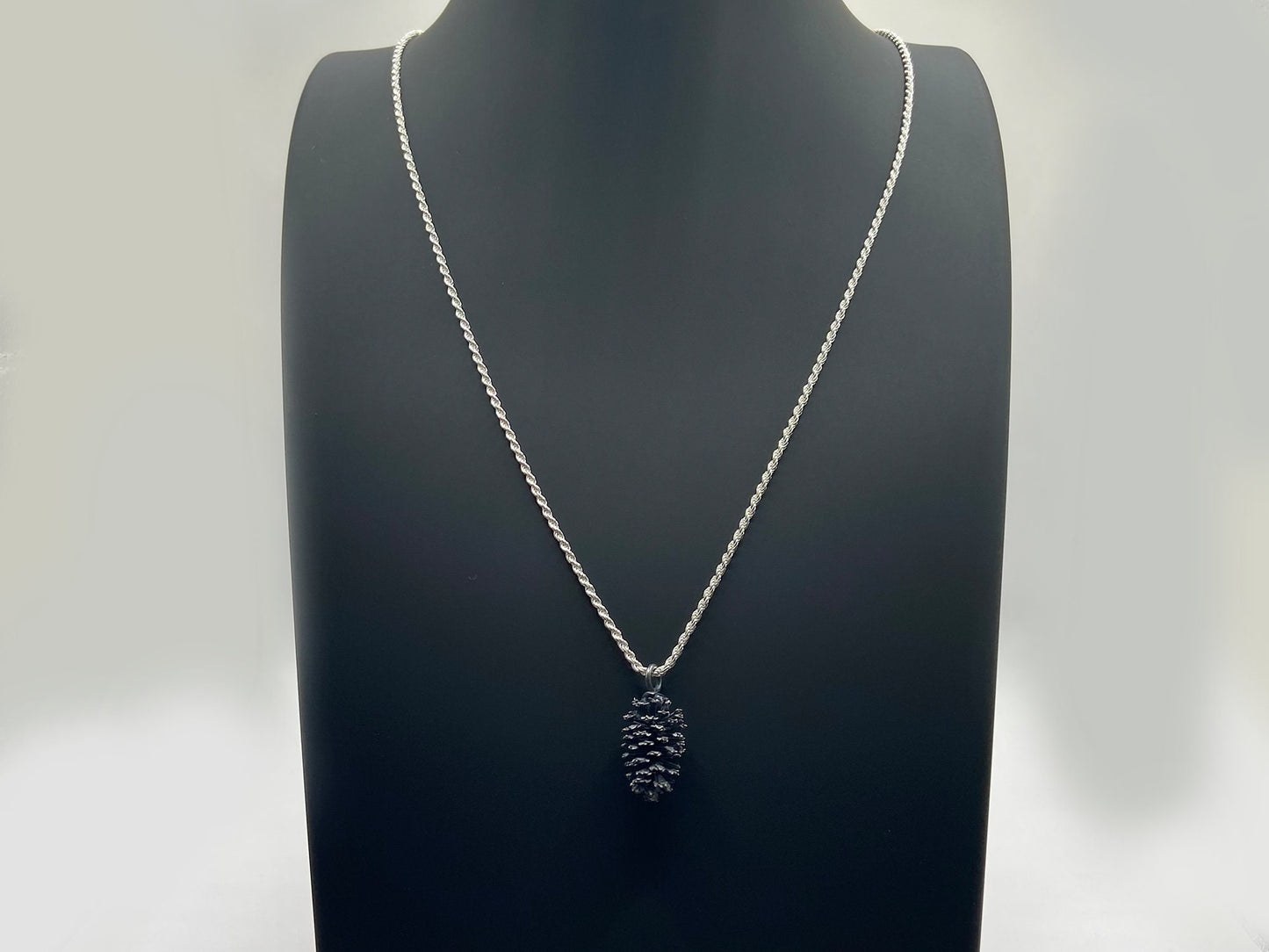 Sterling Silver Pine Cone Pendant